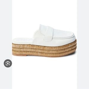 Completely sold out Matisse Wren Bone Platform Mule size: 8